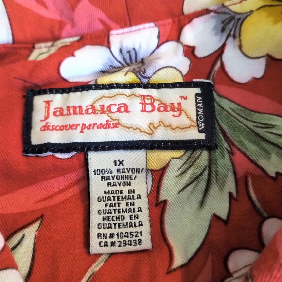 Jamaica Bay Sleeveless Blouse EUC 1X - Picture 3 of 4